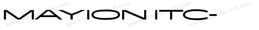 Mayion Itc字体转换